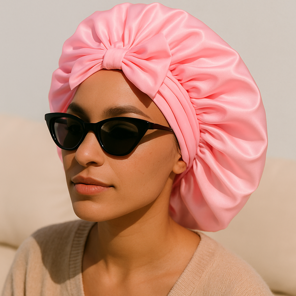 NoSlip Silk Sleep Bonnet